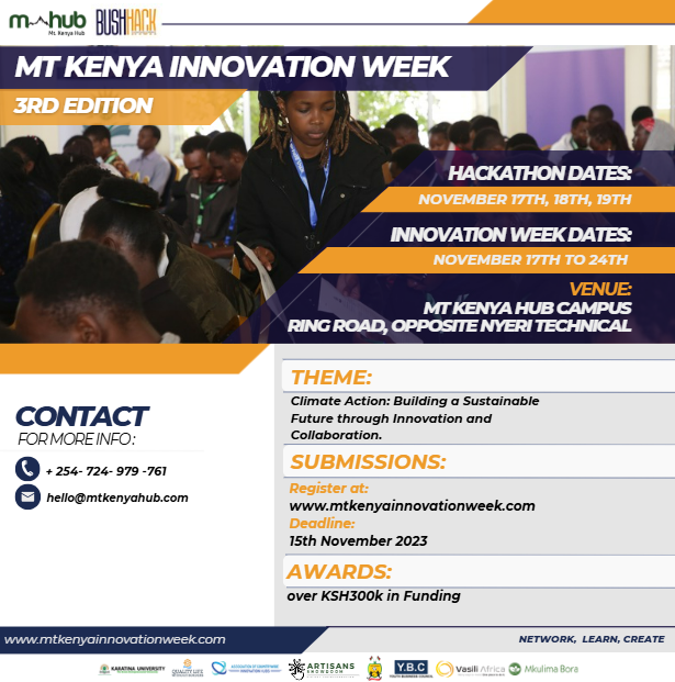 Mt Kenya Innovation Week 3rd Edition